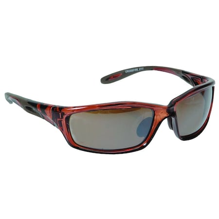 Sunbelt Safety Glasses, Infinity, Full Frame 2.9" x5.1" x1.6" A-B1SG2117